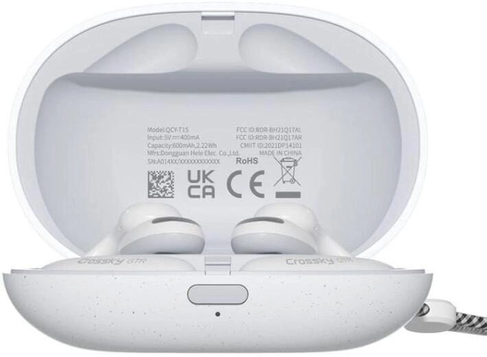 Bluetooth-гарнітура QCY T15 White | ARAGO