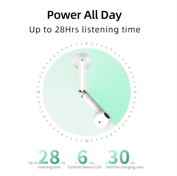 Bluetooth-гарнітура QCY AilyBuds Lite White | ARAGO