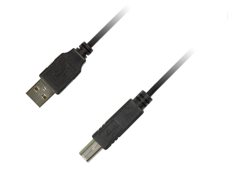 Кабель Piko USB - USB Type-B V 2.0 (M/M), 3 м, чорний (1283126473944) | ARAGO