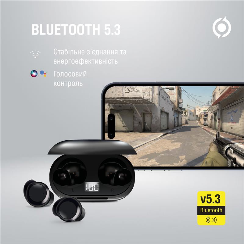Bluetooth-гарнiтура Piko TWS-MusicBox Black (1283126583414) | ARAGO