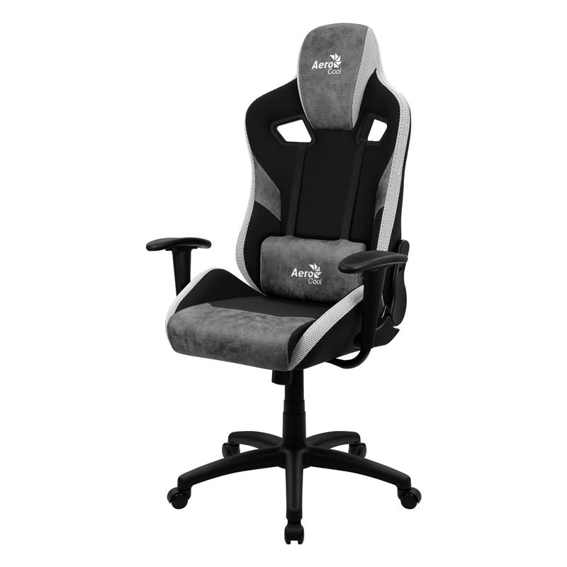 Кресло для геймеров Aerocool Count Stone Grey + 1 подушка | ARAGO