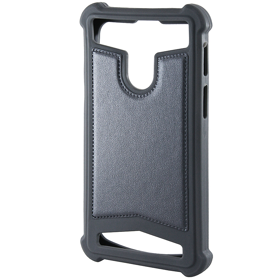 Накладка Leather Universal Case 4.5"-4,7" серый | ARAGO