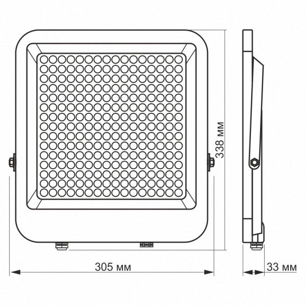 картинка LED прожектор VIDEX PREMIUM F2 200W 5000K от магазина Компания+