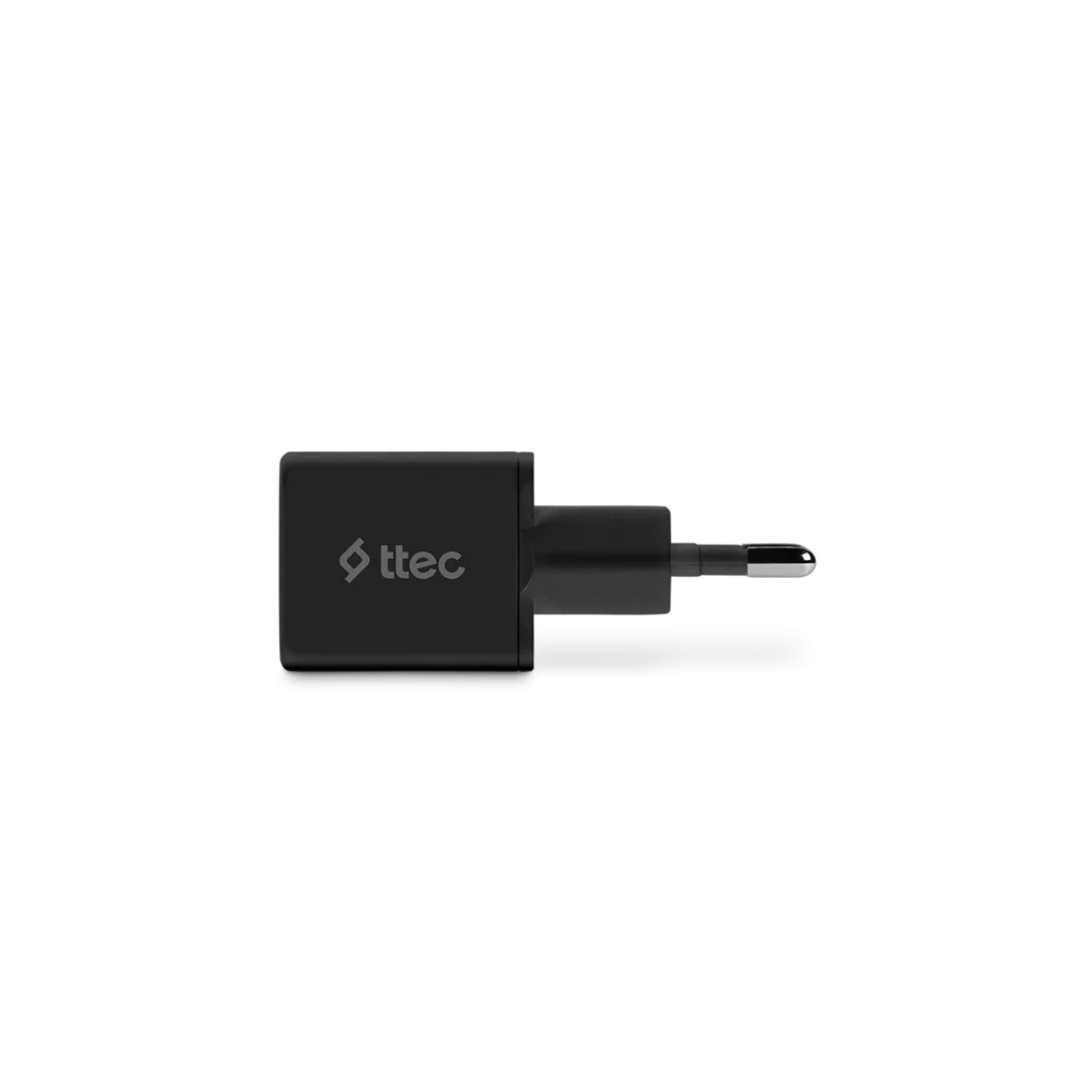Мережевий зарядний пристрій Ttec SmartCharger USB-C /20Вт Black (2SCP01S) | ARAGO
