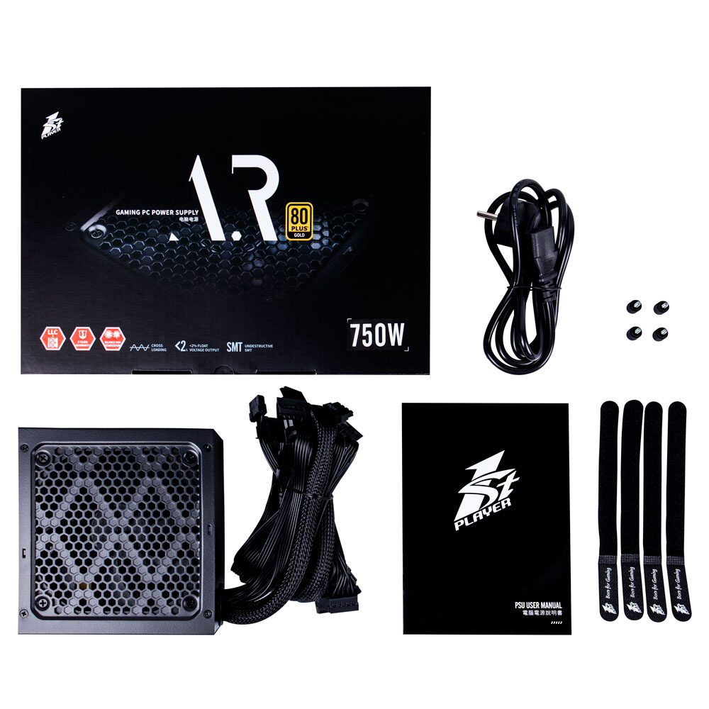 Блок питания 1stPlayer PS-750AR 750W, 80+ Gold | ARAGO
