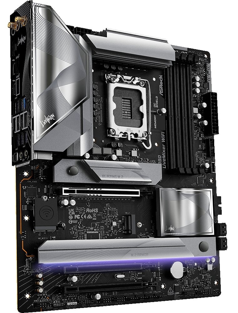 Материнська плата ASRock Z890 LiveMixer WiFi Socket 1851 | ARAGO