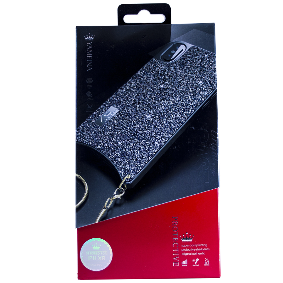 Силикон YAMEINA Diamond iPhone XS Max SpaceGrey | ARAGO