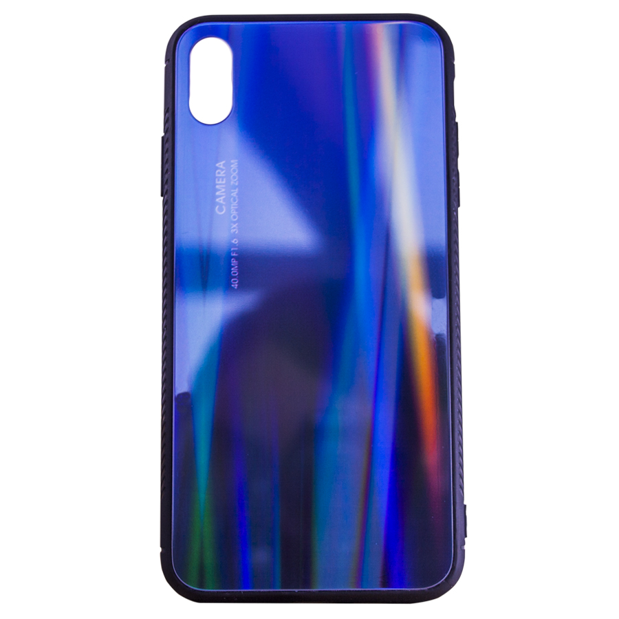 Силикон GRADIENT GLASS Samsung M20 фиолетовый/черный | ARAGO