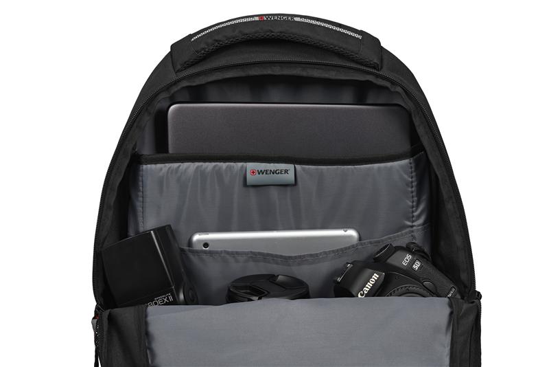 Рюкзак для ноутбука Wenger Upload Black/Grey (604431) | ARAGO