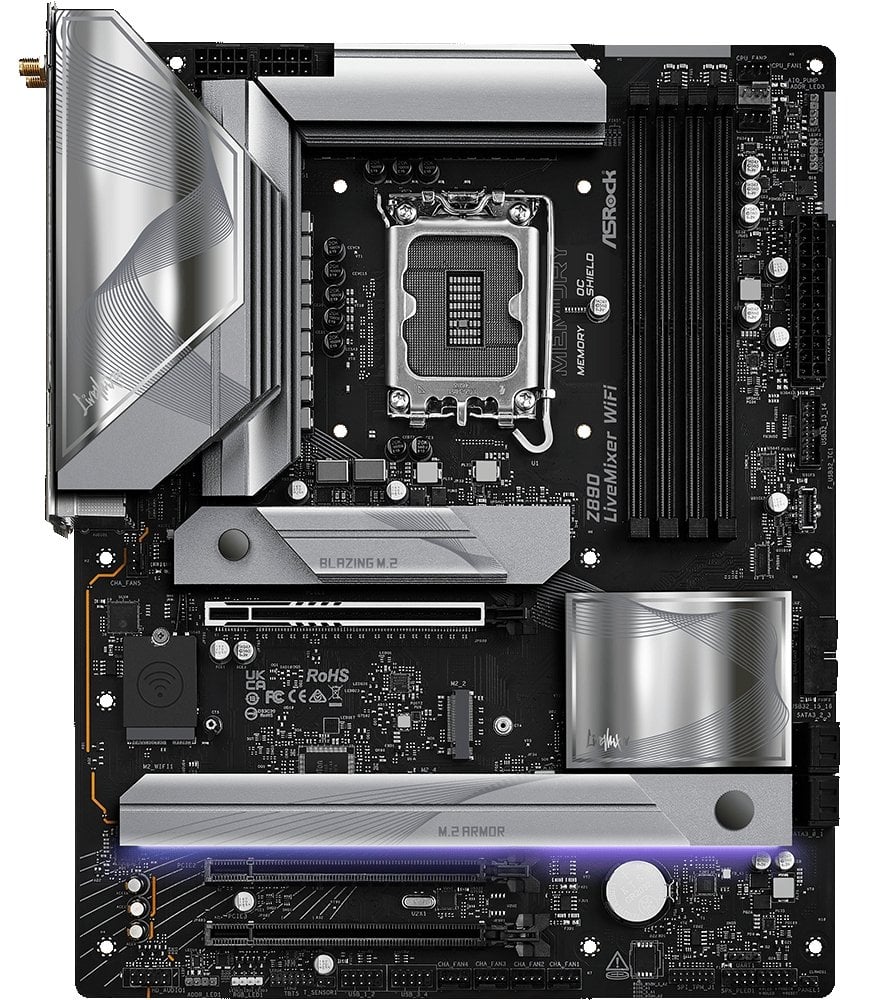 Материнська плата ASRock Z890 LiveMixer WiFi Socket 1851 | ARAGO