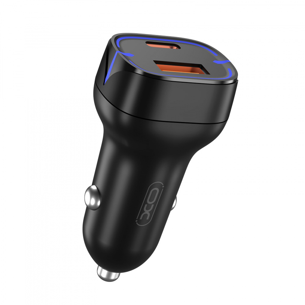 Автомобільний зарядний пристрій XO CC37 (2USB, 3А) Black (CC37.black) | ARAGO