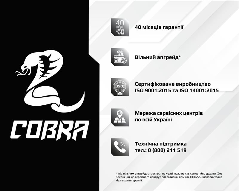 Персональный компьютер COBRA Advanced (I14F.8.S9.55.2382) | ARAGO