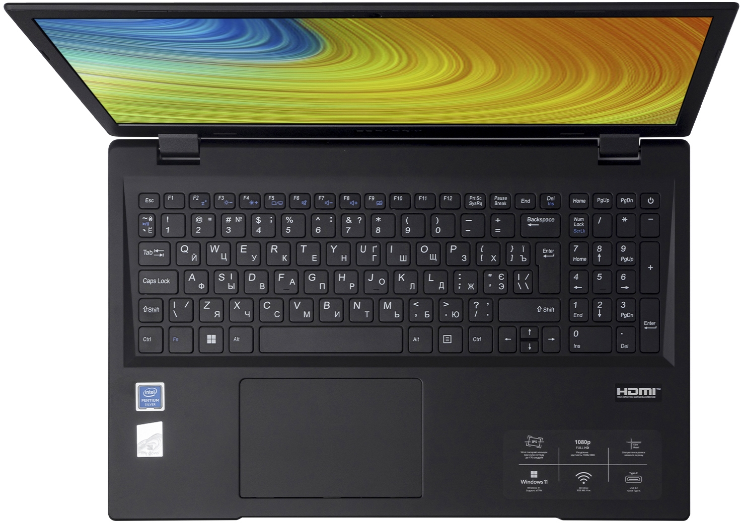 Ноутбук Prologix M15-710 (PN15E01.PN58S2NWP.021) Black | ARAGO