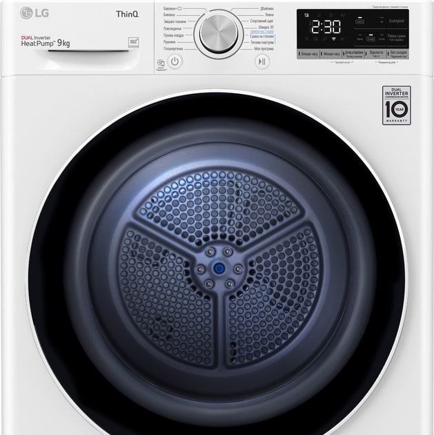 картинка Сушильна машина LG DC90V5V0W от магазина Компания+