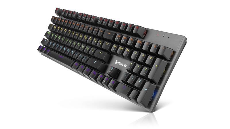 Клавіатура REAL-EL M 13 Grey USB | ARAGO