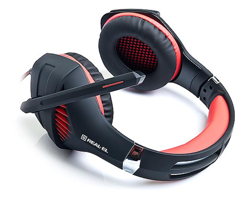 Гарнитура REAL-EL GDX-7600 Black/Red | ARAGO