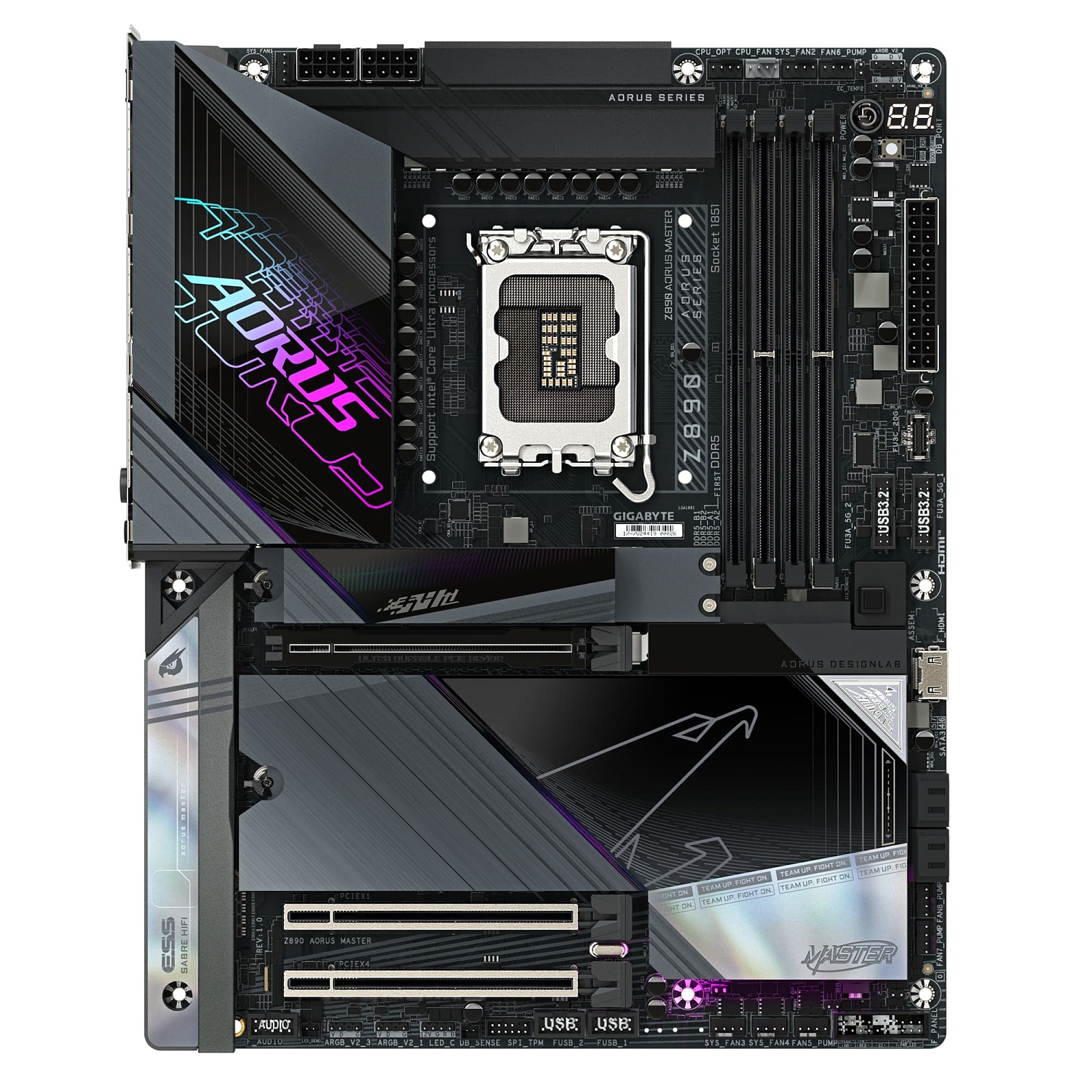 Материнська плата Gigabyte Z890 Aorus Master Socket 1851 | ARAGO
