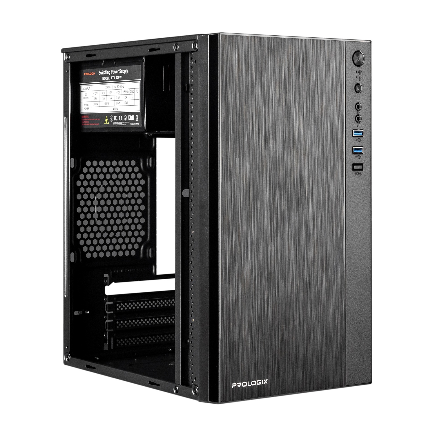 Корпус Prologix E124 400W Black | ARAGO