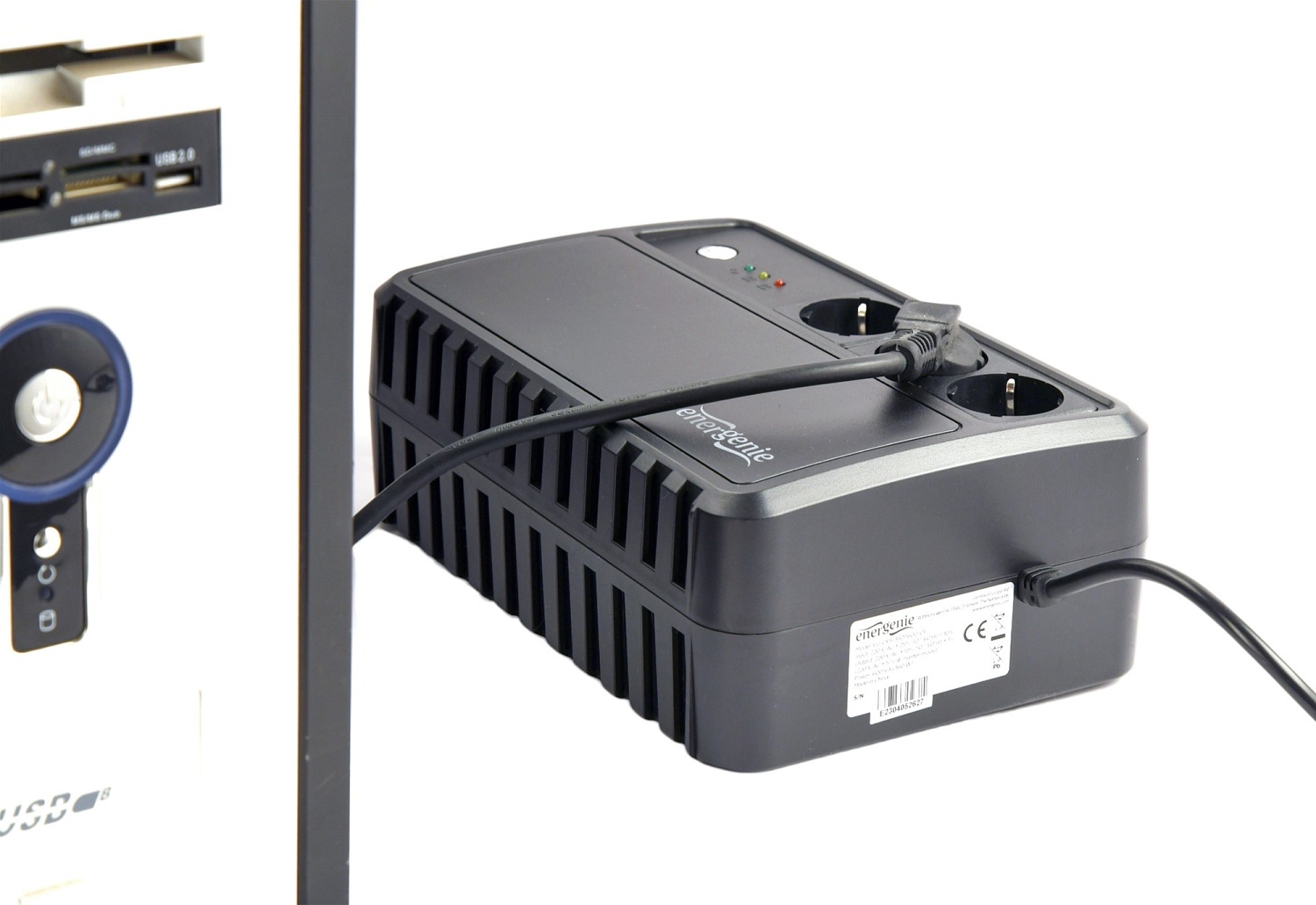 Джерело безперебійного живлення EnerGenie EG-UPS-3SDT600-01 600VA | ARAGO