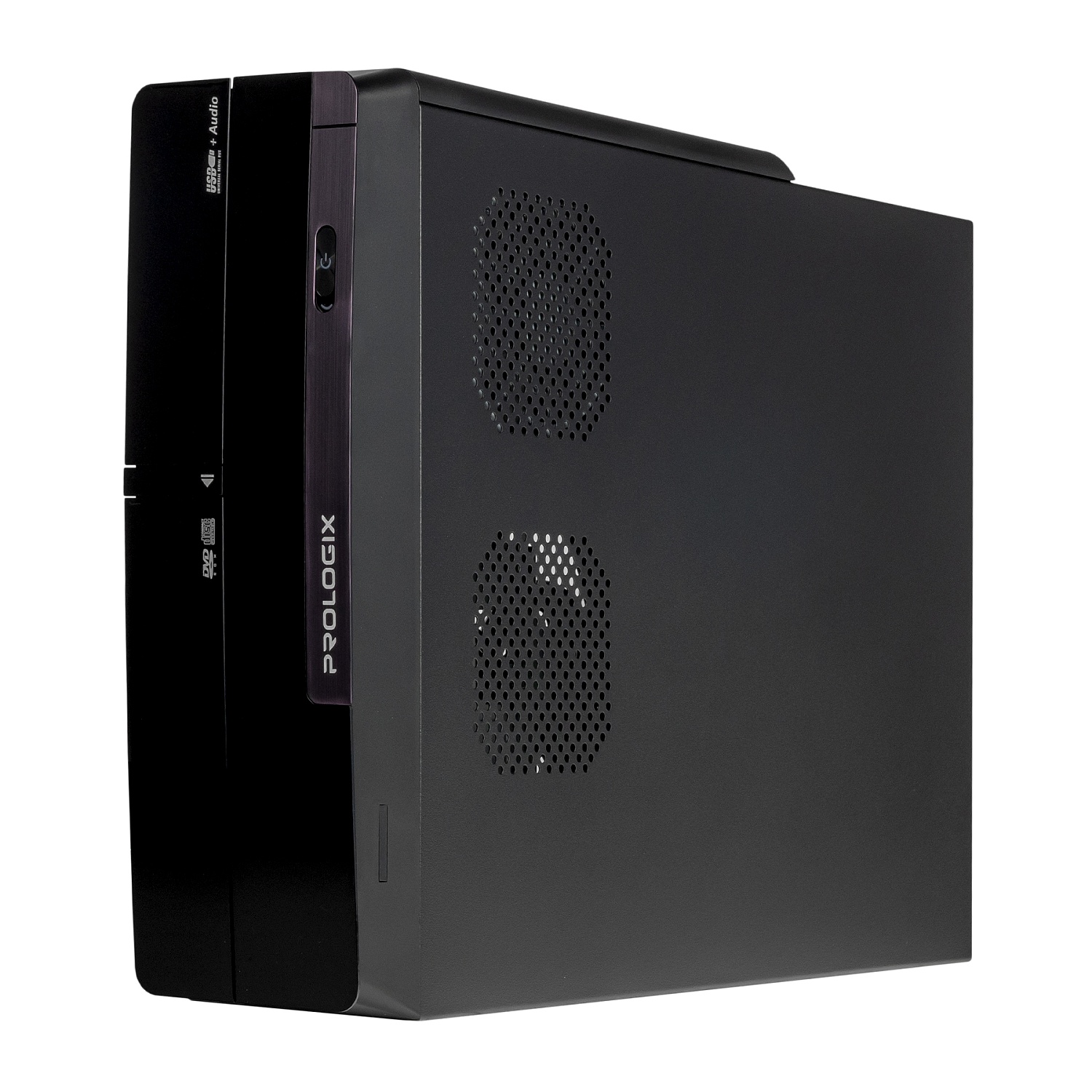 Корпус Prologix E106 Slim Black Door 400W | ARAGO