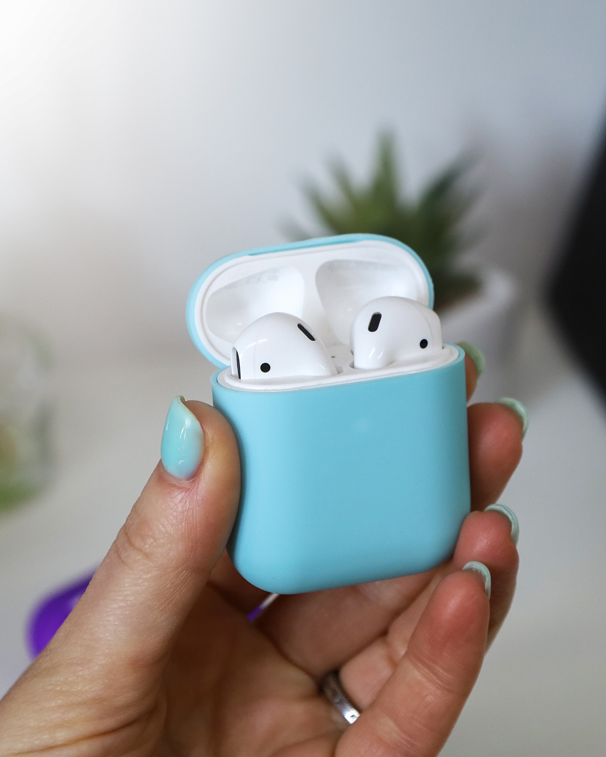 Чехол для Airpods/Airpods2 ULTRA SLIM бирюза | ARAGO
