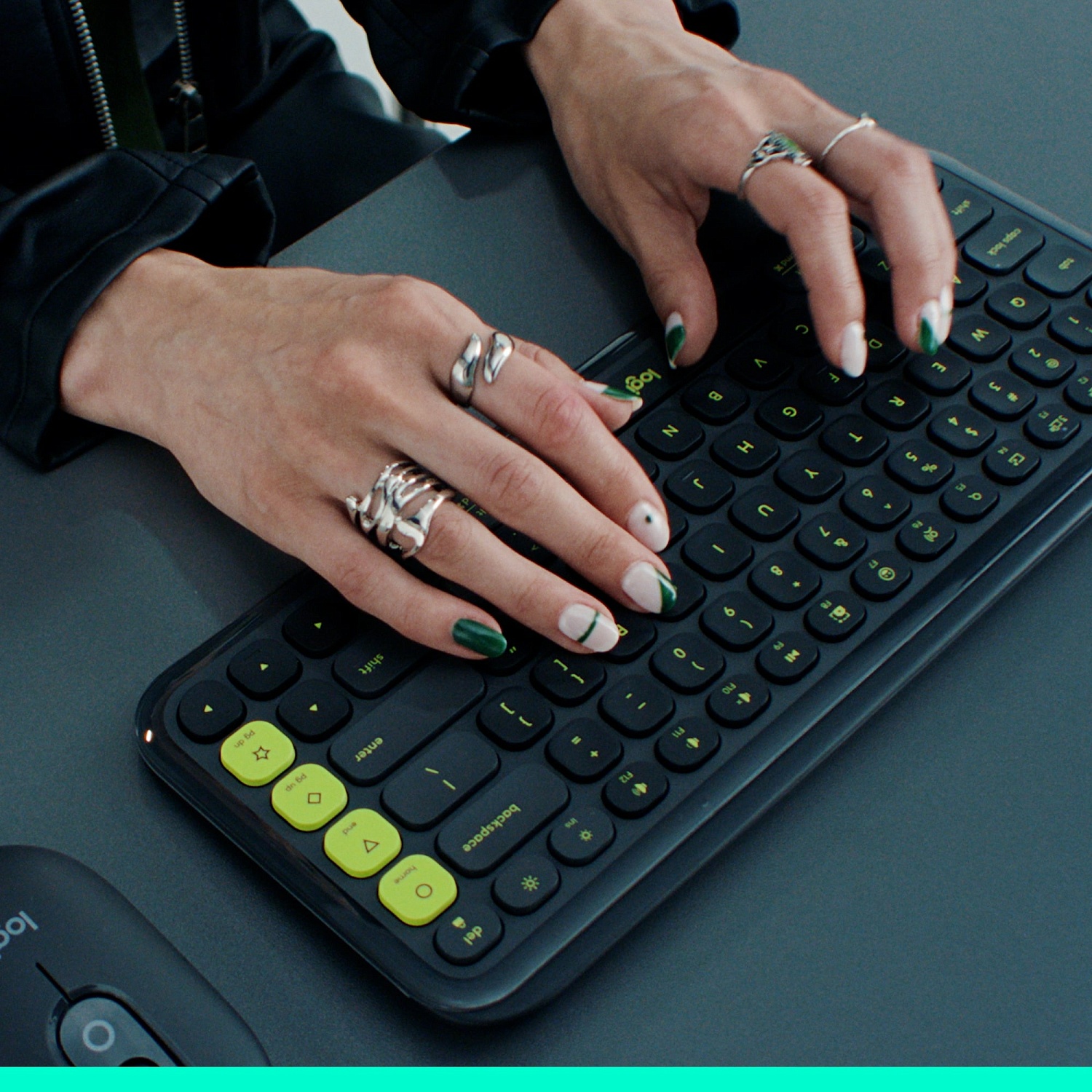 Клавiатура бездротова Logitech Pop Icon Keys Off White (920-013072) | ARAGO