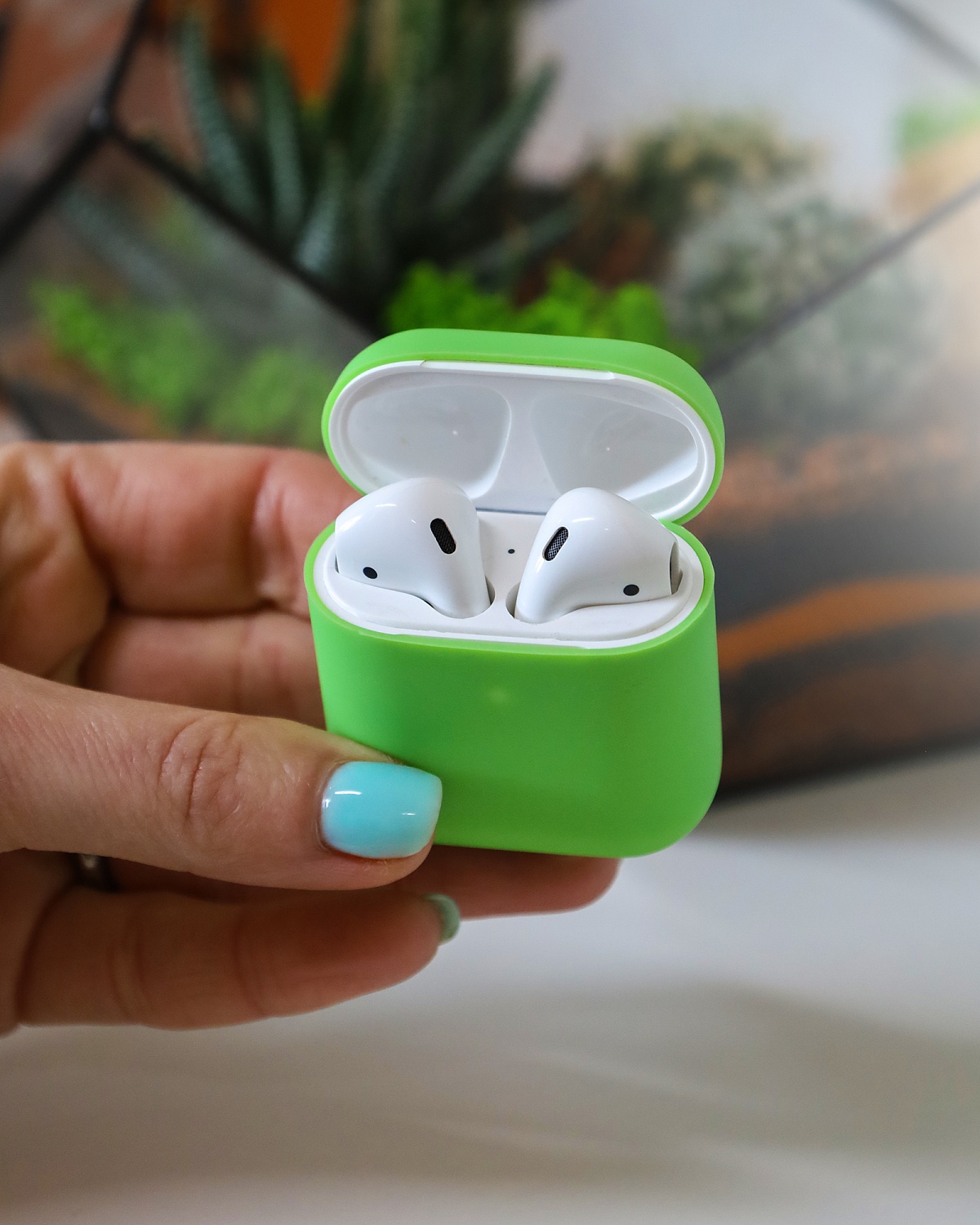 Чехол для Airpods/Airpods2 ULTRA SLIM зеленый | ARAGO