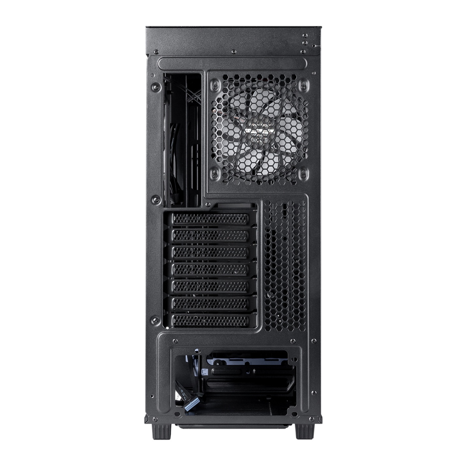 Корпус Prologix E122 Tempered Glass&Mesh Black | ARAGO