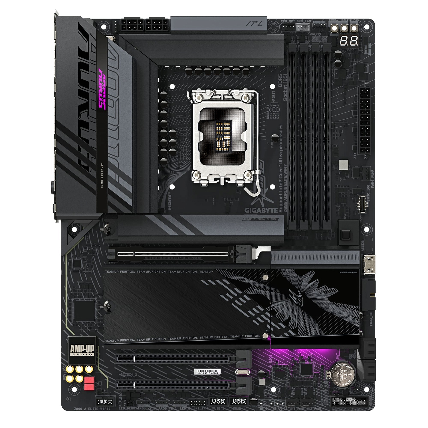 Материнська плата Gigabyte Z890 Aorus Elite WiFi7 Socket 1851 | ARAGO