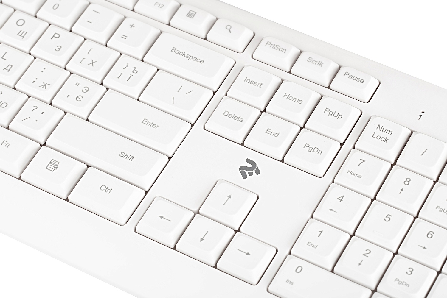 Клавіатура бездротова 2E KS220 WL Ukr White (2E-KS220WW) | ARAGO