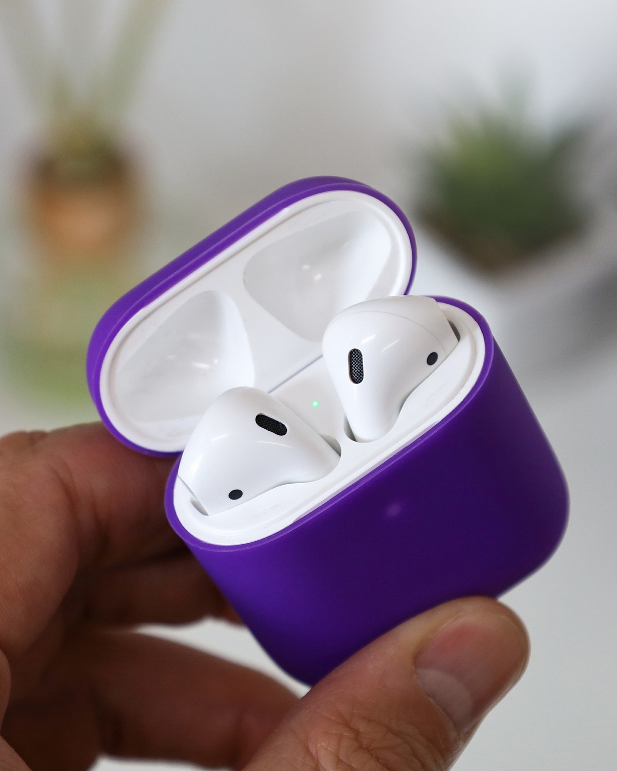 Чехол для Airpods/Airpods2 ULTRA SLIM фиолетовый | ARAGO