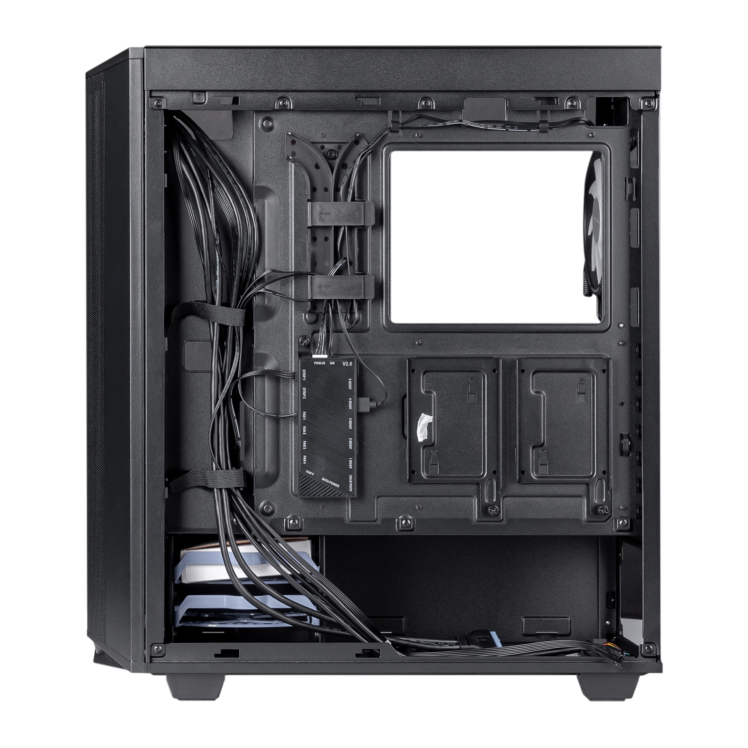 Корпус Prologix E122 Tempered Glass&Mesh Black | ARAGO