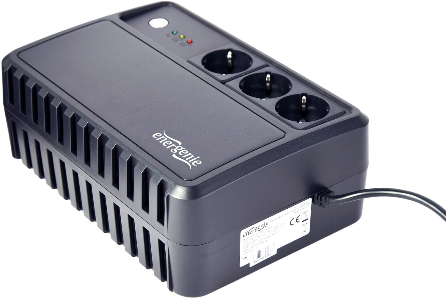 Джерело безперебійного живлення EnerGenie EG-UPS-3SDT600-01 600VA | ARAGO