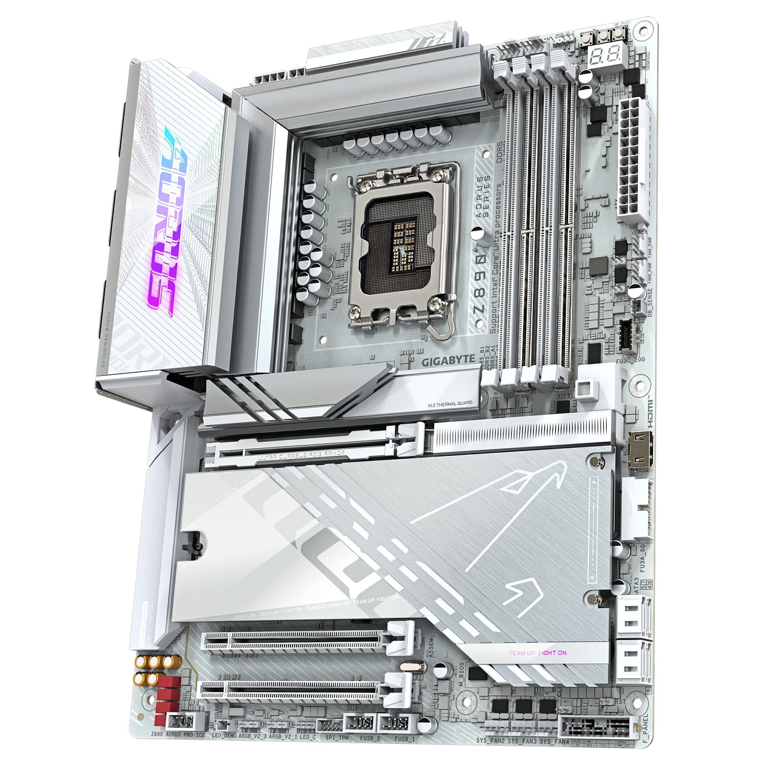 Материнська плата Gigabyte Z890 Aorus Pro Ice Socket 1851 | ARAGO