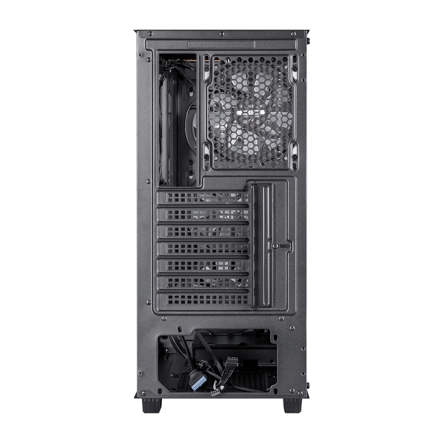 Корпус Prologix E123 Tempered Glass&Mesh Black | ARAGO