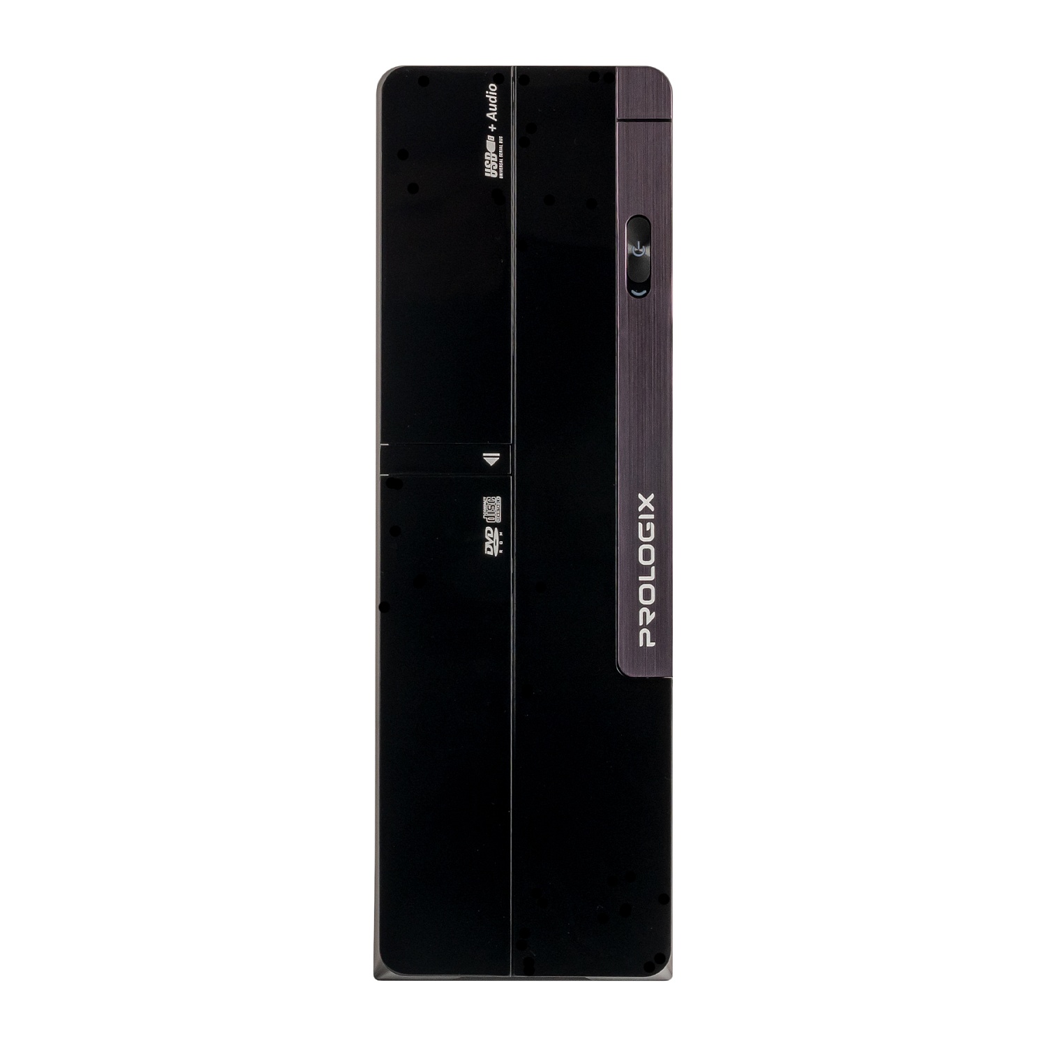 Корпус Prologix E106 Slim Black Door 400W | ARAGO