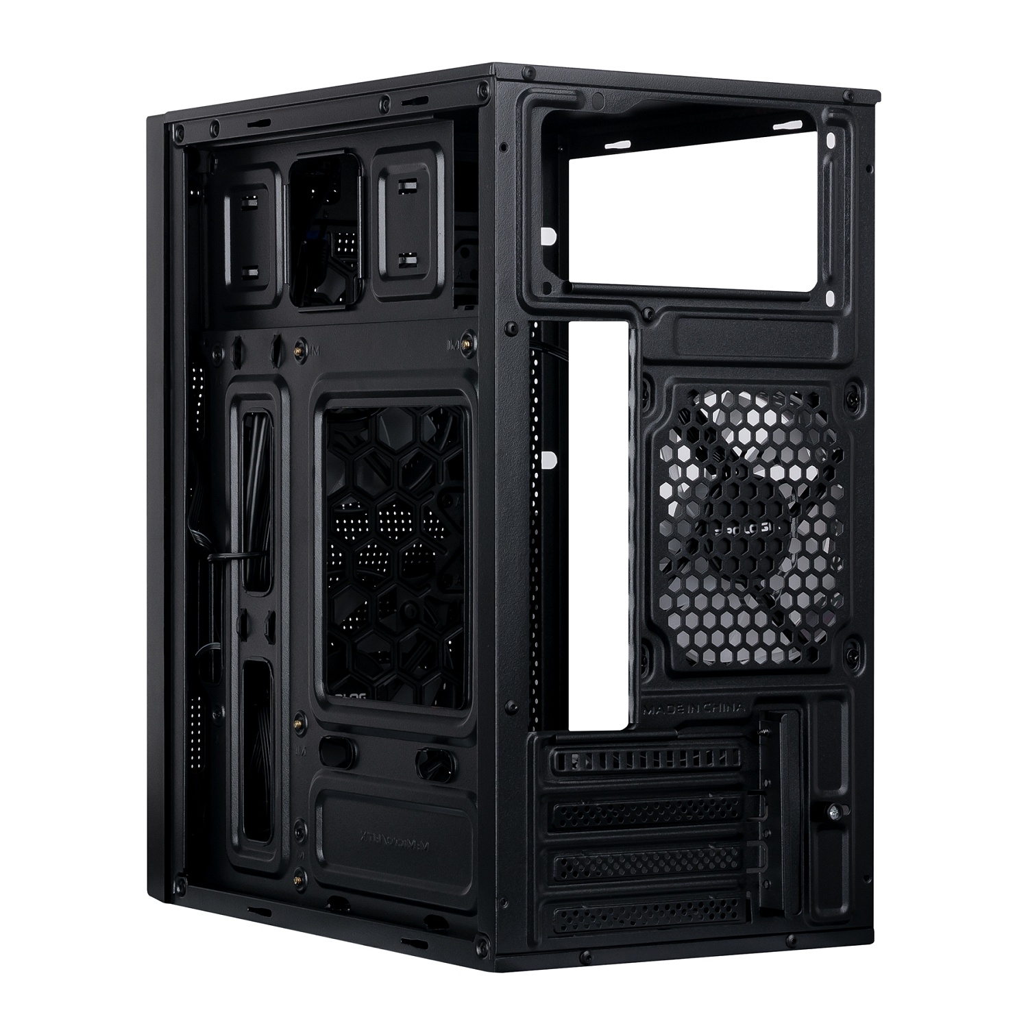 Корпус Prologix E113 Tempered Glass&Mesh Black | ARAGO
