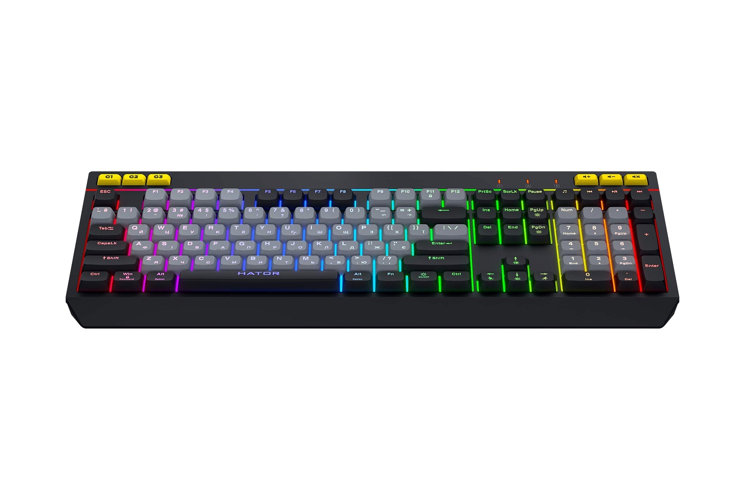 Клавіатура Hator Icefall Black (HTK401UA) | ARAGO
