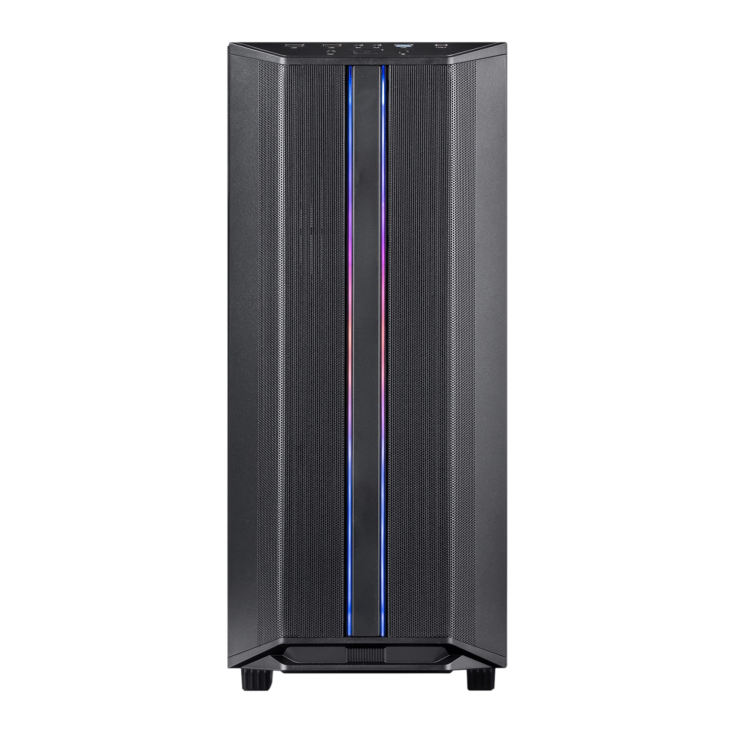 Корпус Prologix E122 Tempered Glass&Mesh Black | ARAGO