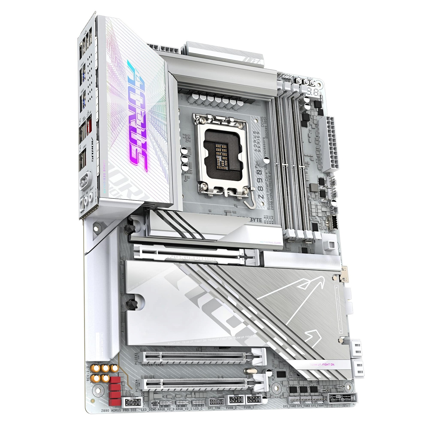 Материнська плата Gigabyte Z890 Aorus Pro Ice Socket 1851 | ARAGO