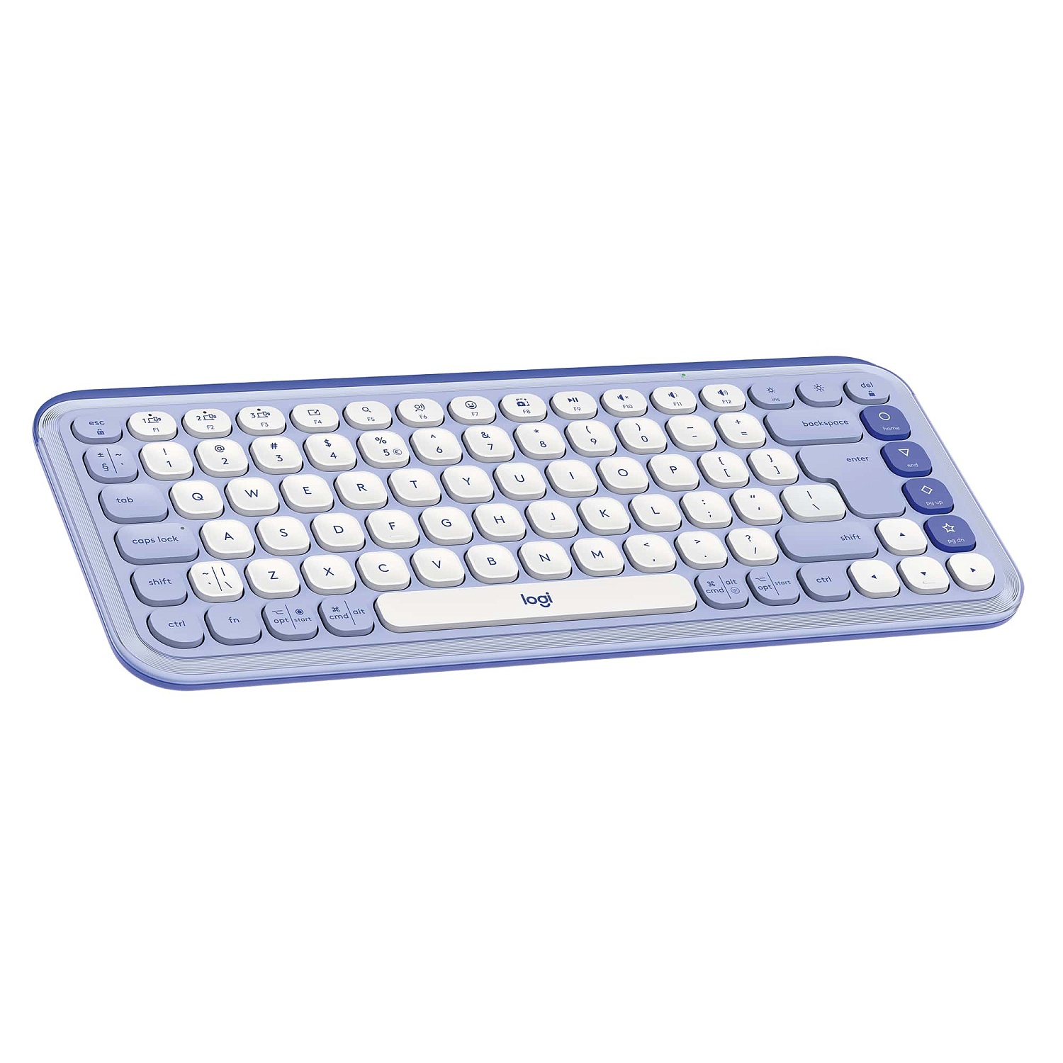 Клавiатура бездротова Logitech Pop Icon Keys Lilac (920-013074) | ARAGO