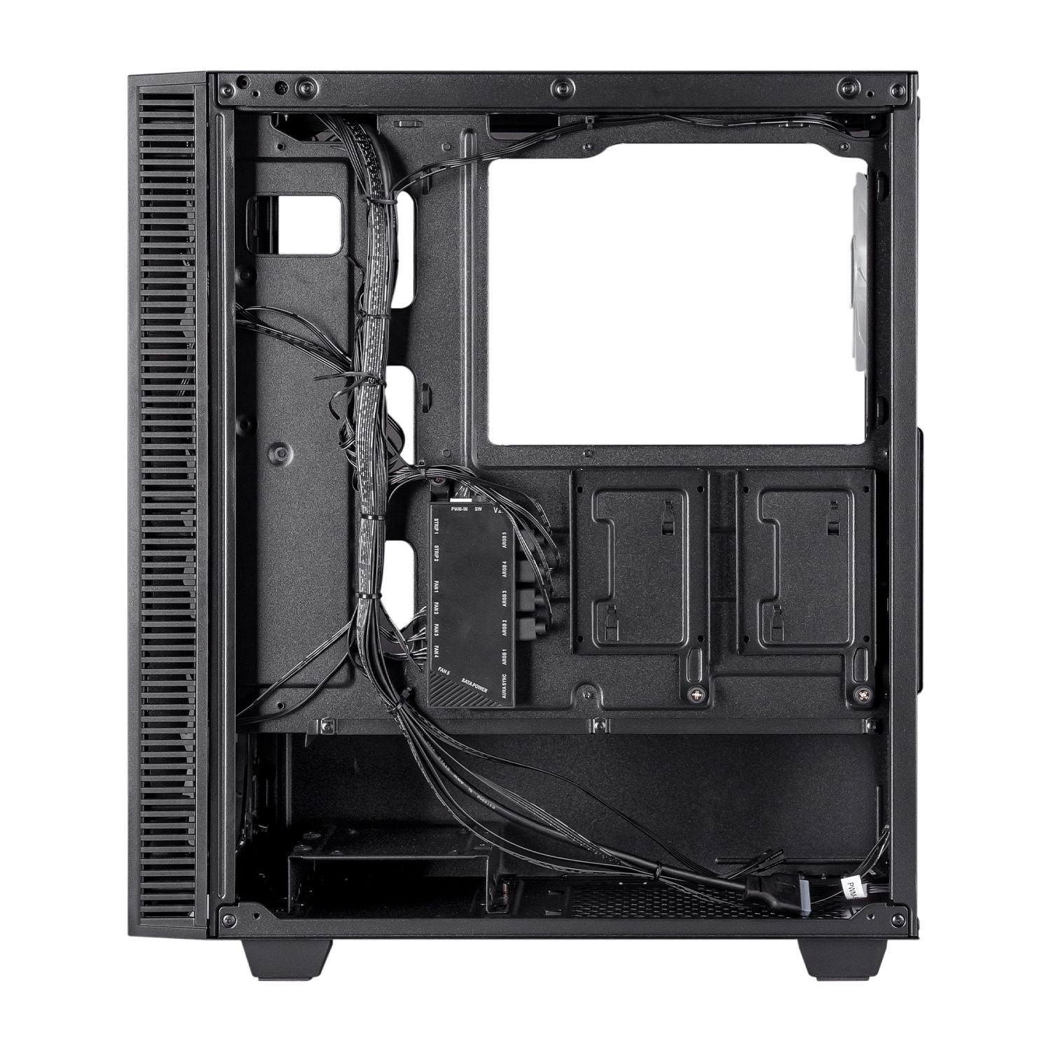 Корпус Prologix E123 Tempered Glass&Mesh Black | ARAGO